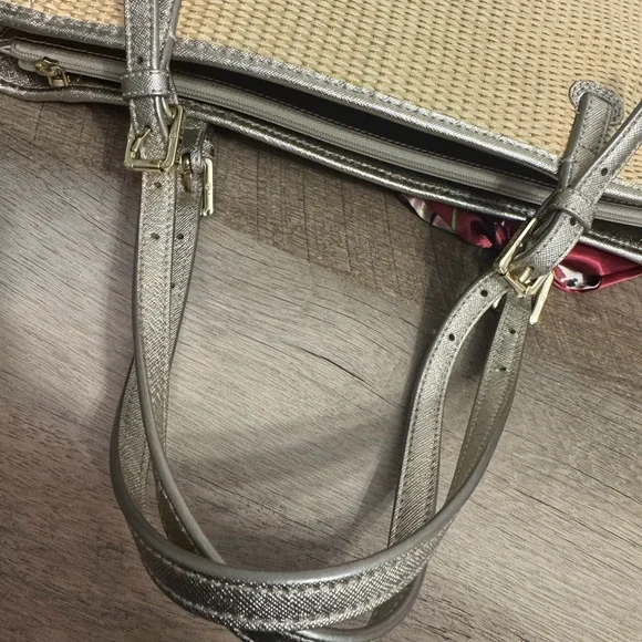 Tory Burch Raffia York Natural Straw Tote - Picture 9 of 13